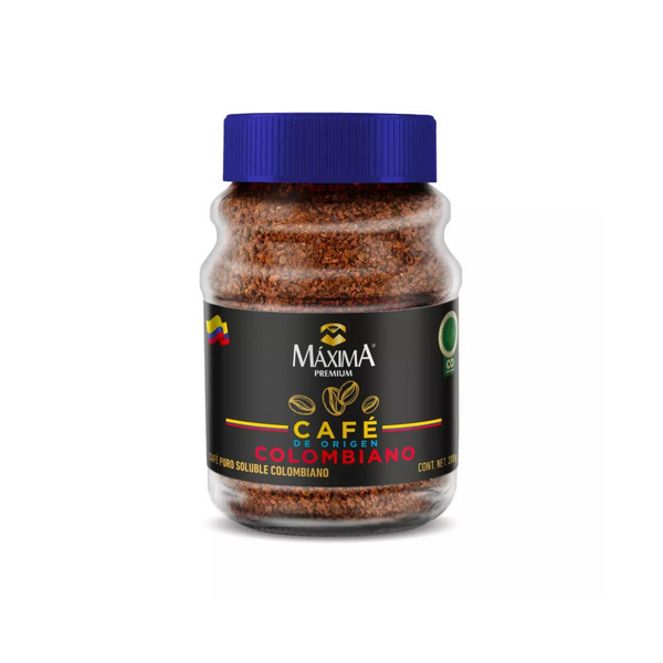 Cafe Soluble Maxima Premium colombiano  200 gr