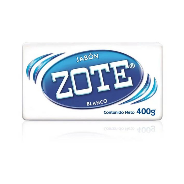 Jabon de lavanderia Zote blanco Cont. 400gr.