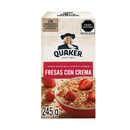 Avena Quaker Instant Fresas Con Crema 245g con 7pz