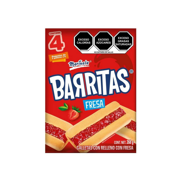 Barritas Fresa Marinela Caja kc 268 gr