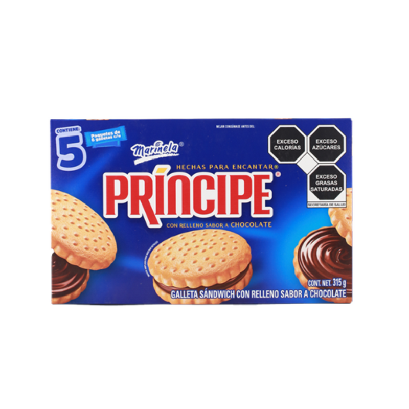 GALLETA PRINCIPE CHOCOLATE KC MARINELA 315 gr