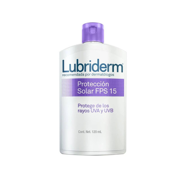 Crema corporal Lubriderm protección solar 120 ml