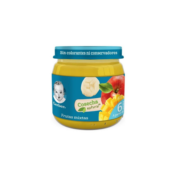 Papilla Gerber etapa 2 Frutas Mixtas Cont. 100gr.