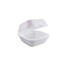 Contenedores térmicos 6×6 blanco hamburguesero Reyma 50 pz