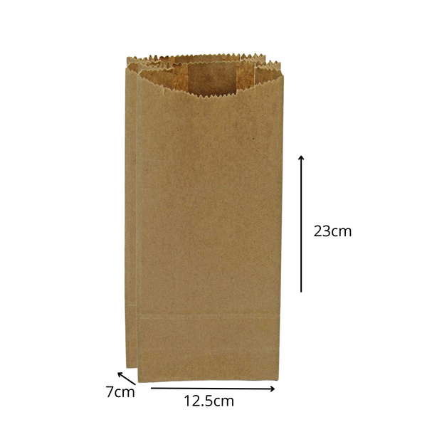 Bolsa Papel Cafe #3 100pz