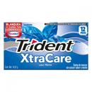 Chicle TridentXtra Care menta Exb 12pz/12 pastillas