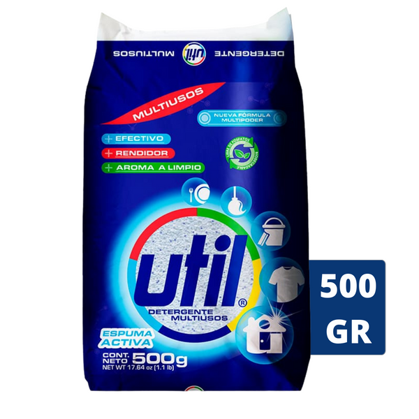 Detergente Util en polvo 500gr