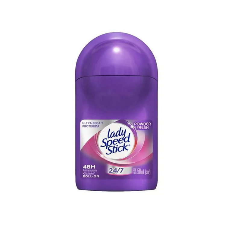Antitranspirante roll on Lady Speed Stick 24/7 Powder Fresh Cont. 50ml.