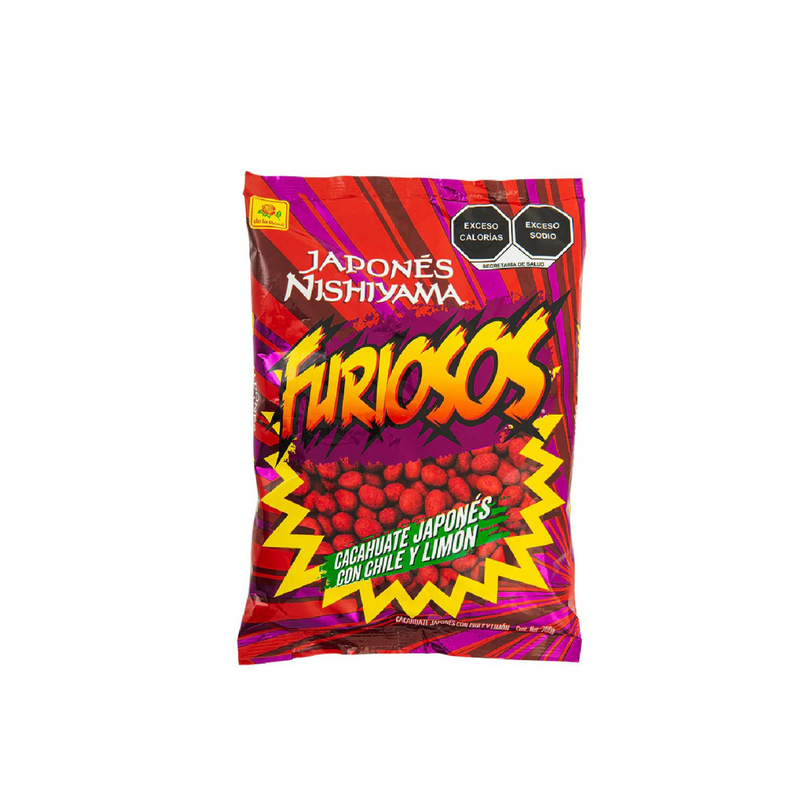 Cacahuate Japonés Nishiyama Furiosos con Chile y Limón de 700 grs