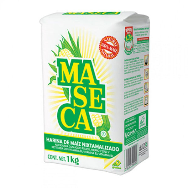 Harina de maiz maseca Cont. 1pz. 1kg.