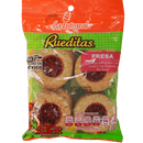 Rueditas Galletas integrales con mermelada de fresa La integral Cont. 160g.