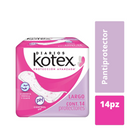 Pantiprotectores Kotex Largo Uso Diario Con14pz