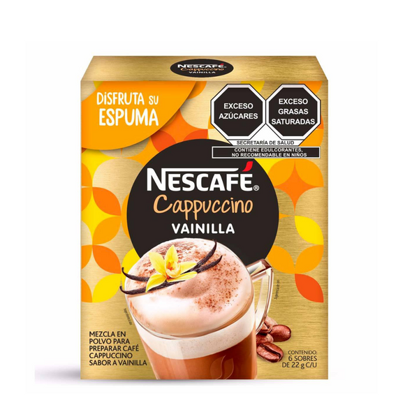 Cafe Soluble Nescafé Cappuccino Original caja 6pz
