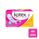Toalla Femenina Kotex Proteccion avanzada  sin/alas Cont. 10pz.