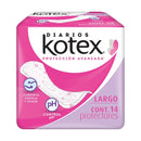 Pantiprotectores Kotex Largo Uso Diario Con14pz
