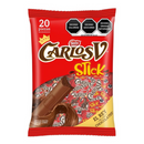 Chocolate Carlos V stick Cont. 20pz/8gr.