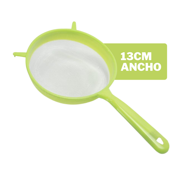 Colador de plastico 13cm diametro