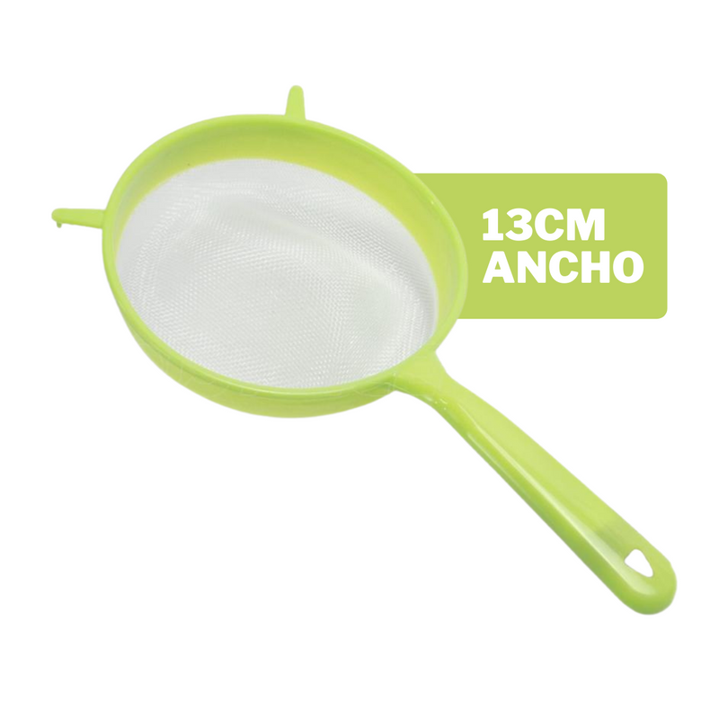 Colador de plastico 13cm diametro
