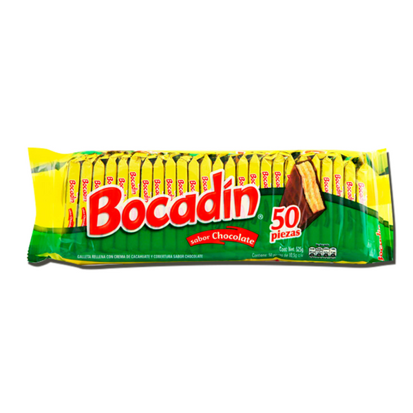 Chocolate Bocadin Paquete Con 50 Piezas