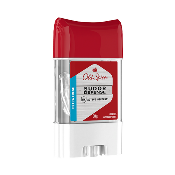 Antitranspirante en Gel Old Spice Sudor Defense extra fresh 80g