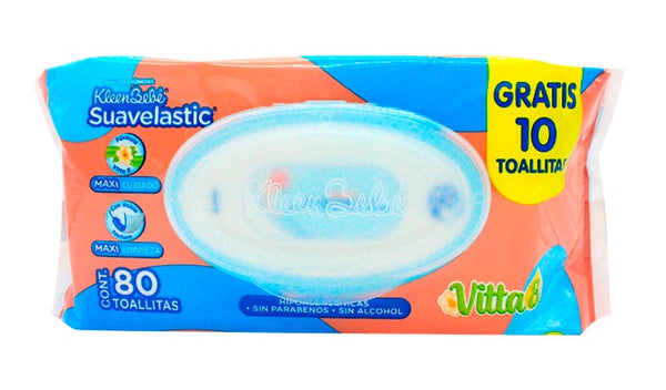 Toallitas Humedas Suavelastic Vitta E Cont. 70pz.
