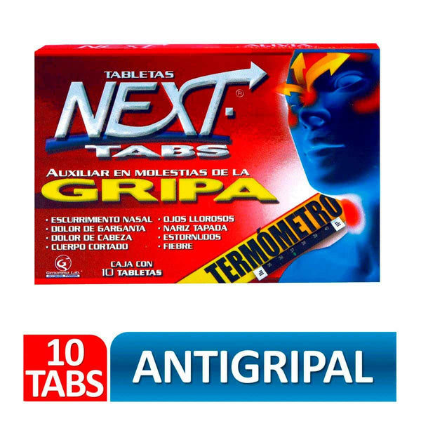 Next Tabs Gripa 500mg. c/10tab.