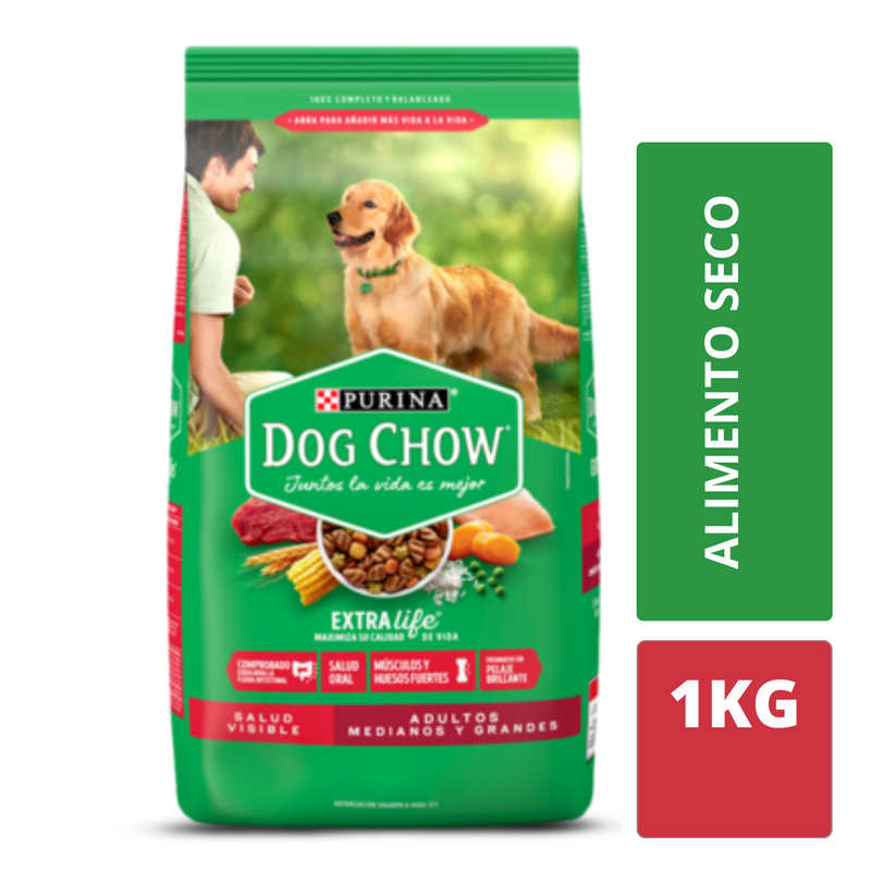 Alimento para perros Purina Dog Chow Adultos medianos y grandes 1KG (GRANEL)