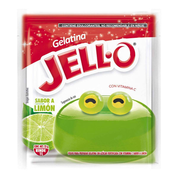 Gelatina jello sabor limon 25g.