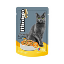 Alimento para gato Minino Plus Recetas pollo en caldo con verduras 85g