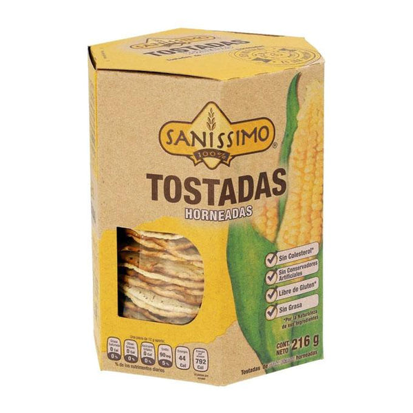 Tostadas Horneadas Sanisimo 216gr 18pz