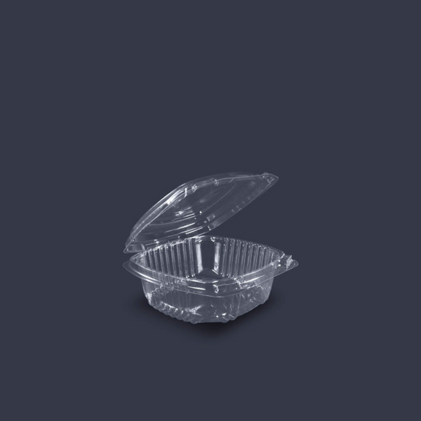 Bisagra de plastico 12x12x5 cm multiusos para 16oz 250pz