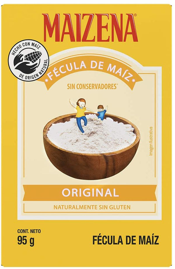 Fécula de maíz para preparar atole Maizena  natural 95gr