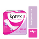 Pantiprotectores Kotex Largo Uso Diario Cont. 44pz