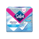 Pantiprotectores SABA DIARIOS DELICATE Largo 16pz