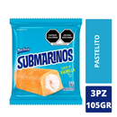 Submarinos Sabor vainilla 105 g Marinela