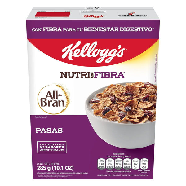 Cereal kellogs all-bran Nutrifibra 285gr