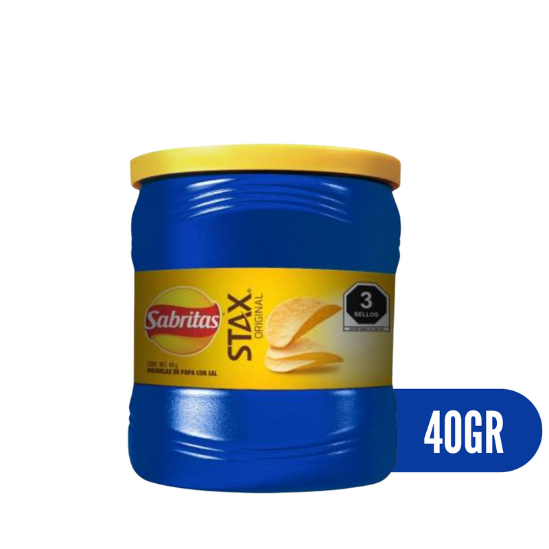 Papas Sabritas Stax original 40 g