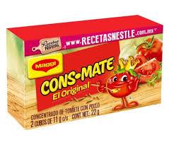 Consomate Maggi en cubo Cont. 2pz. 22g