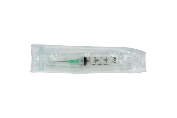 Jeringa BD Plastipak 5ml. 21g x 32 mm Cont. 1pz.