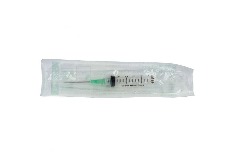 Jeringa BD Plastipak 5ml. 21g x 32 mm Cont. 1pz.