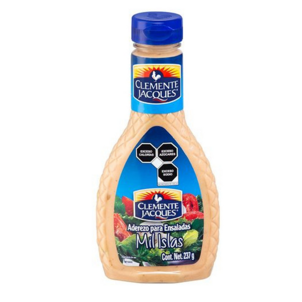 Aderezo mil islas Clemente Cont. 1pz. 237ml.