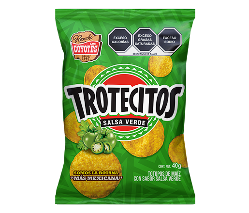 Trotecitos Salsa verde Los Coyotes 40g.