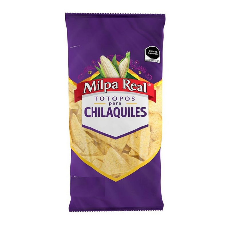 Totopos Milpa Real para chilaquiles 280 gr