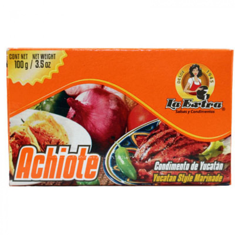 Achiote condimentado en pasta La Extra 100g.