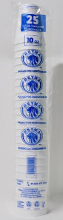 Vaso Termico 10 oz. Reyma Cont. 25pz.