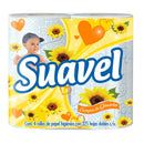 Papel Higienico Suavel campos de girasoles 4pz 325 hojas
