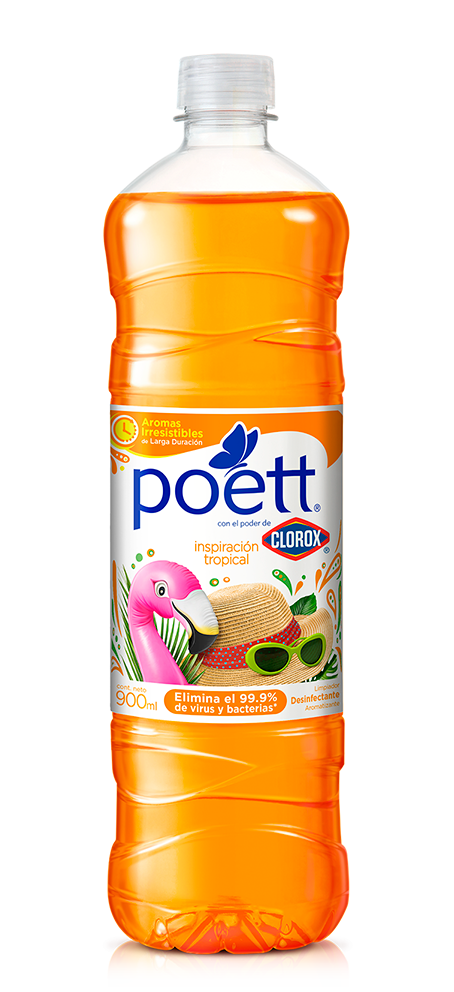 Limpiador Poett inspiracion tropical Cont. 900ml.