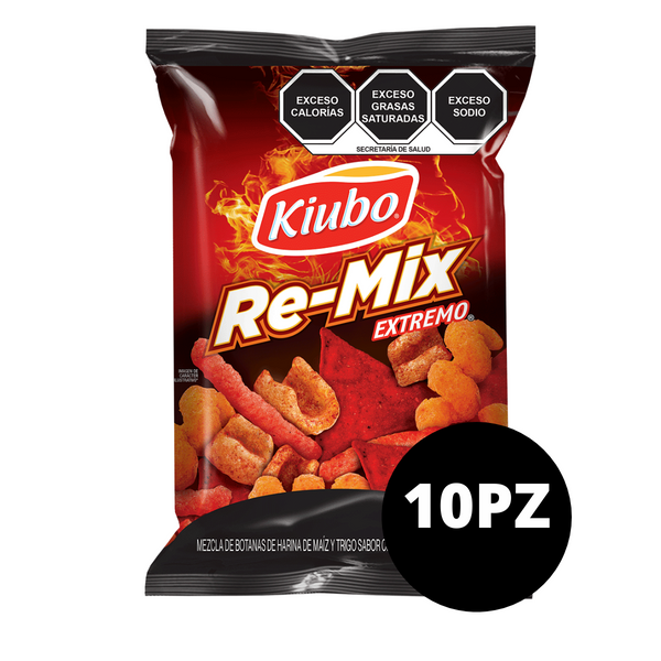 Kiubo Remix Extremo Paq 10pz/38gr