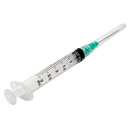Jeringa 3ml. 22GX32mm.(1 1/4) BD Plastipack  Cont. 1pz.