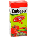 Salsa de tomate tipo catsup embasa Cont. 1pz. 380g.